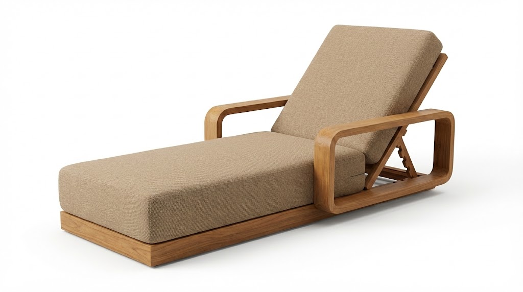 Vesper Chaise - Arbor Pebble